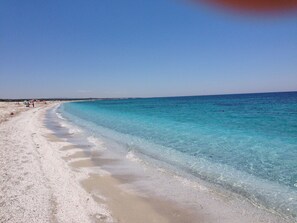 Vlak bij het strand