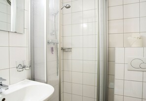 Shower, toilet paper