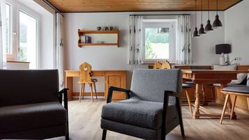 Fernseher, Kamin