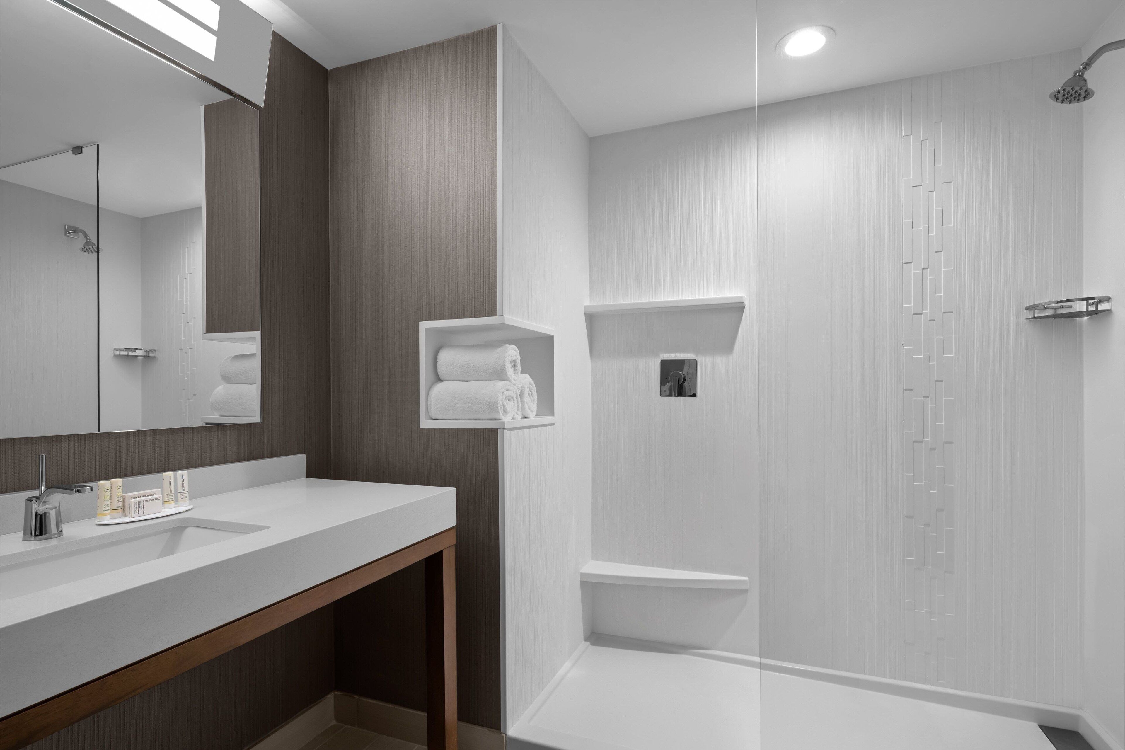 room, 1 king bed with sofa bed, balcony, pool view (balcony) | bathroom | free toiletries, hair dryer, soap, shampoo