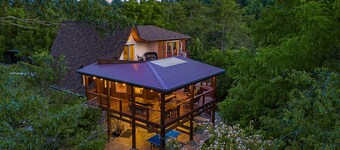 A-Frame w/ Trails, Hot Tub & Views | 20 Mins to Asheville + Biltmore Pass