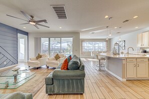 Smart TV, DVD player, foosball