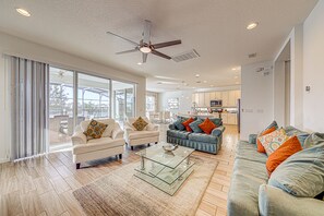 Smart TV, DVD player, table football