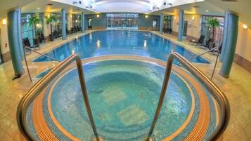 Indoor pool, a heated pool