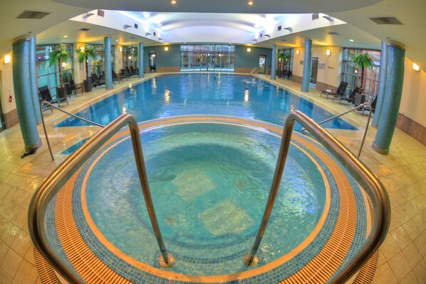 Indoor pool, a heated pool