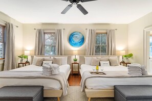 3 habitaciones, escritorio, tabla de planchar con plancha y wifi