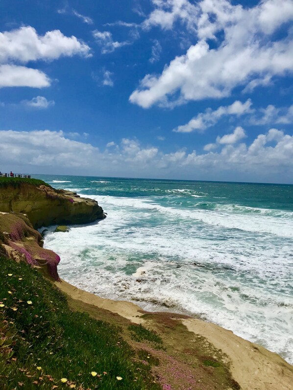 Am Strand, Liegestühle, Strandtücher