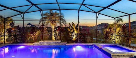 Una piscina climatizada