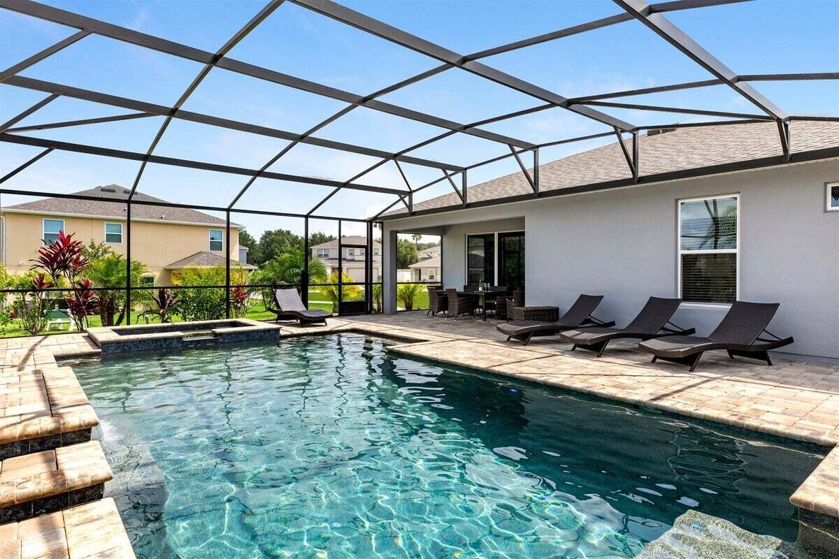 Una piscina climatizada