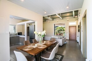 Luxury Villa, 3 Bedrooms, Private Pool | Dining room - Three Stars Luxury Villas (Corfu)