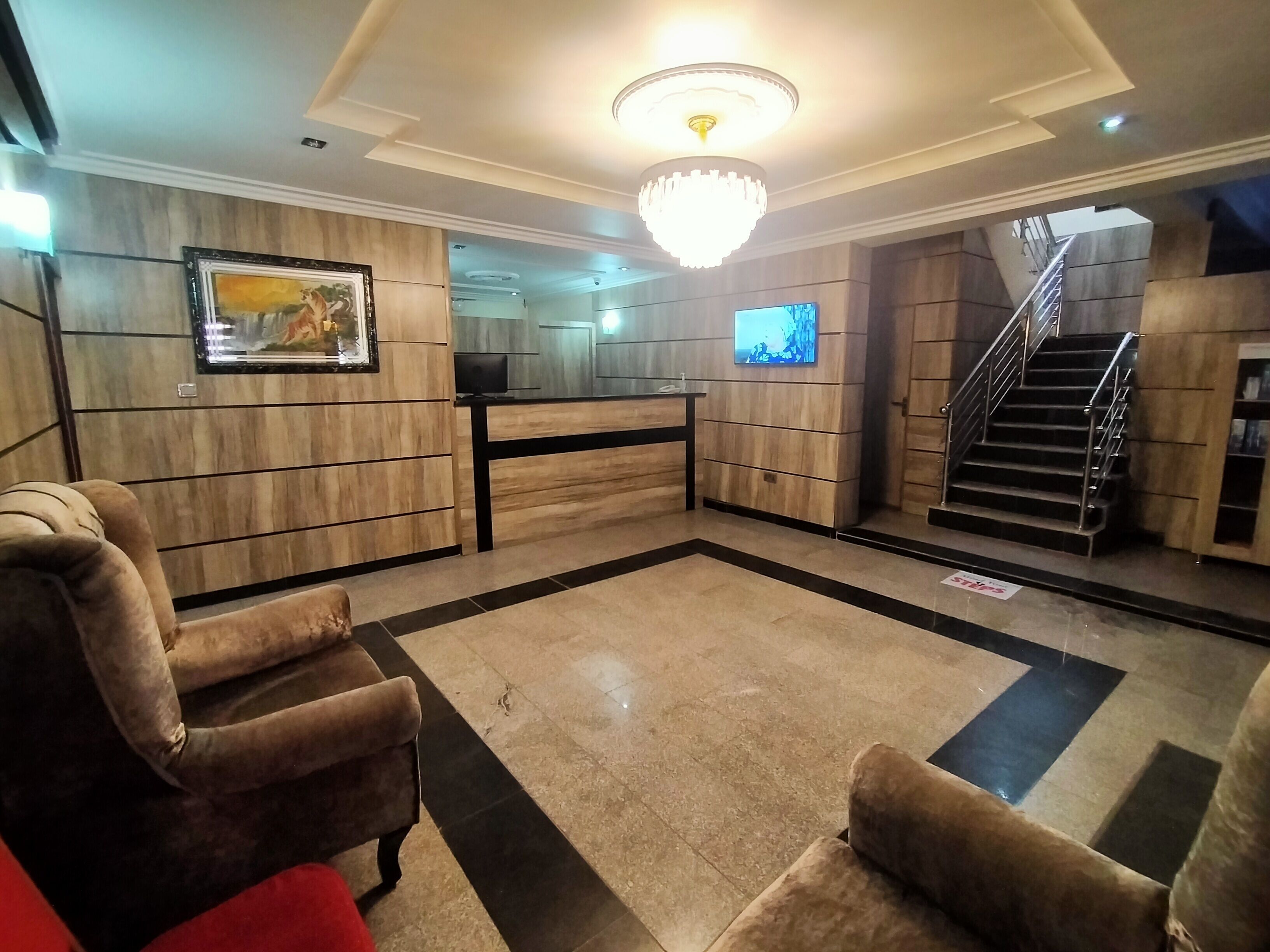 Sala de estar en el lobby