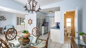 Room, 1 Queen Bed with Sofa bed, Private Pool, Garden View | Private kitchen | Fridge, microwave, stovetop, dishwasher