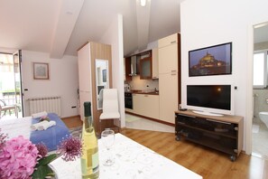 1 Schlafzimmer, Bügeleisen/Bügelbrett, kostenloses WLAN, Bettwäsche