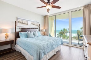 4 bedrooms, iron/ironing board, free WiFi, bed sheets - Aqua Resort 203 | 4BR/2BA Beachfront | Free Beach Service (Panama City Beach)