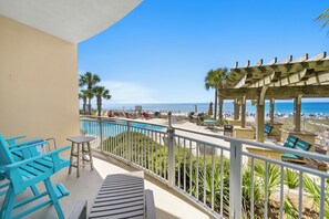 Property grounds - Aqua Resort 203 | 4BR/2BA Beachfront | Free Beach Service (Panama City Beach)