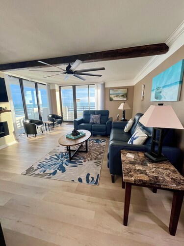 Newly Renovated Beachfront Condo, steps from the ocean! 