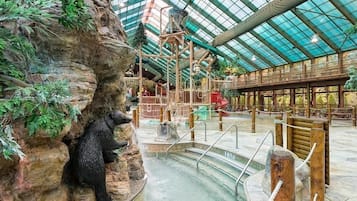Indoor pool, a heated pool