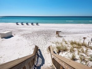 On the beach - Unique Corner Condo | Free Beach Service | Large Balcony | Designated Beach Fron (Santa Rosa Beach)
