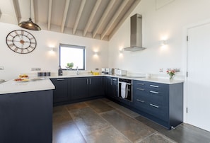 Réfrigérateur, micro-ondes, plaque de cuisson, lave-vaisselle