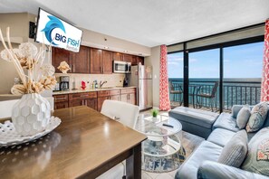 Interior - Beach Cove condo with balcony & beach access (North Myrtle Beach)