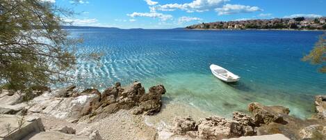 Beach nearby, sun-loungers