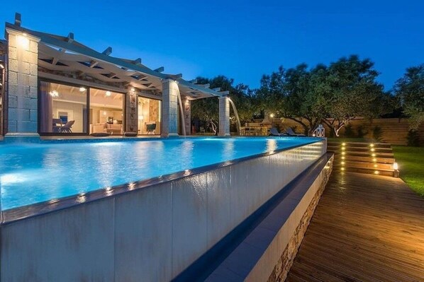 Una piscina climatizada