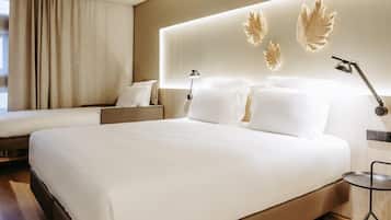 Minibar, in-room safe, desk, laptop workspace