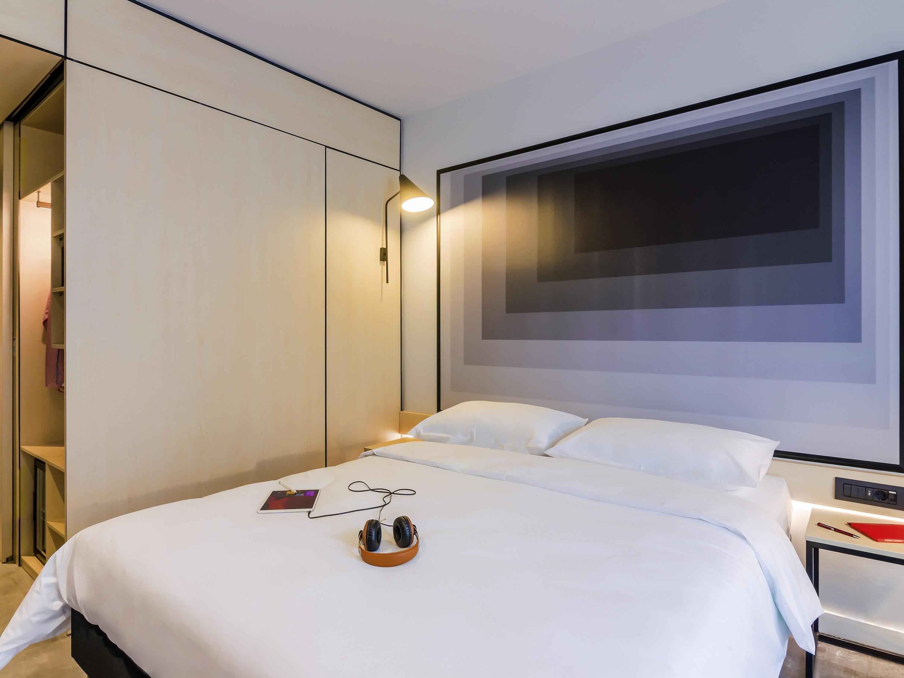 Minibar, in-room safe, desk, blackout curtains