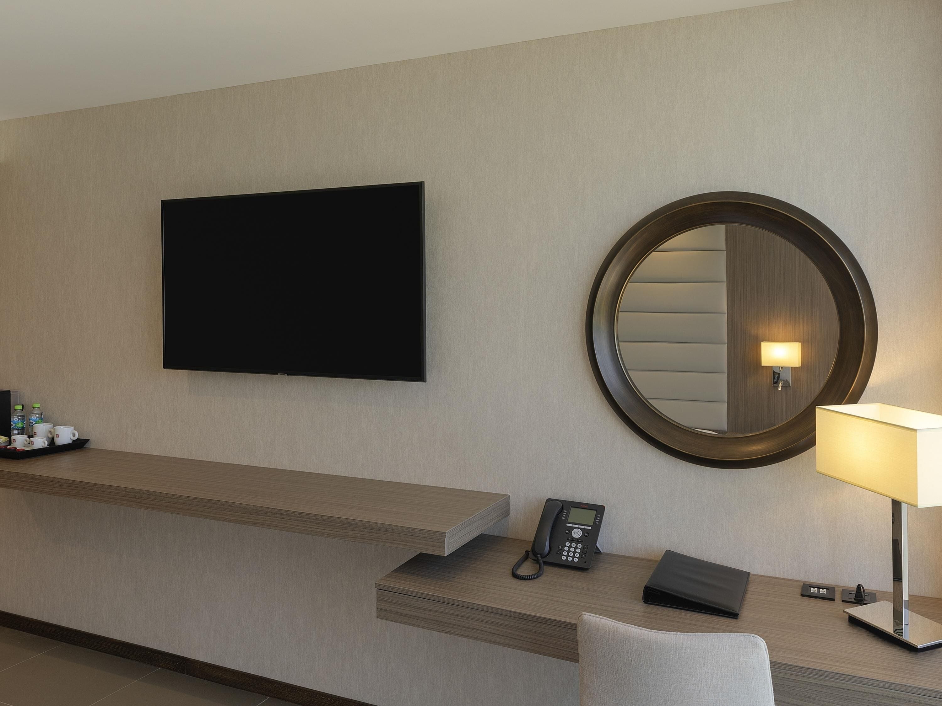 Literie de qualité supérieure, couette en duvet d'oie, minibar