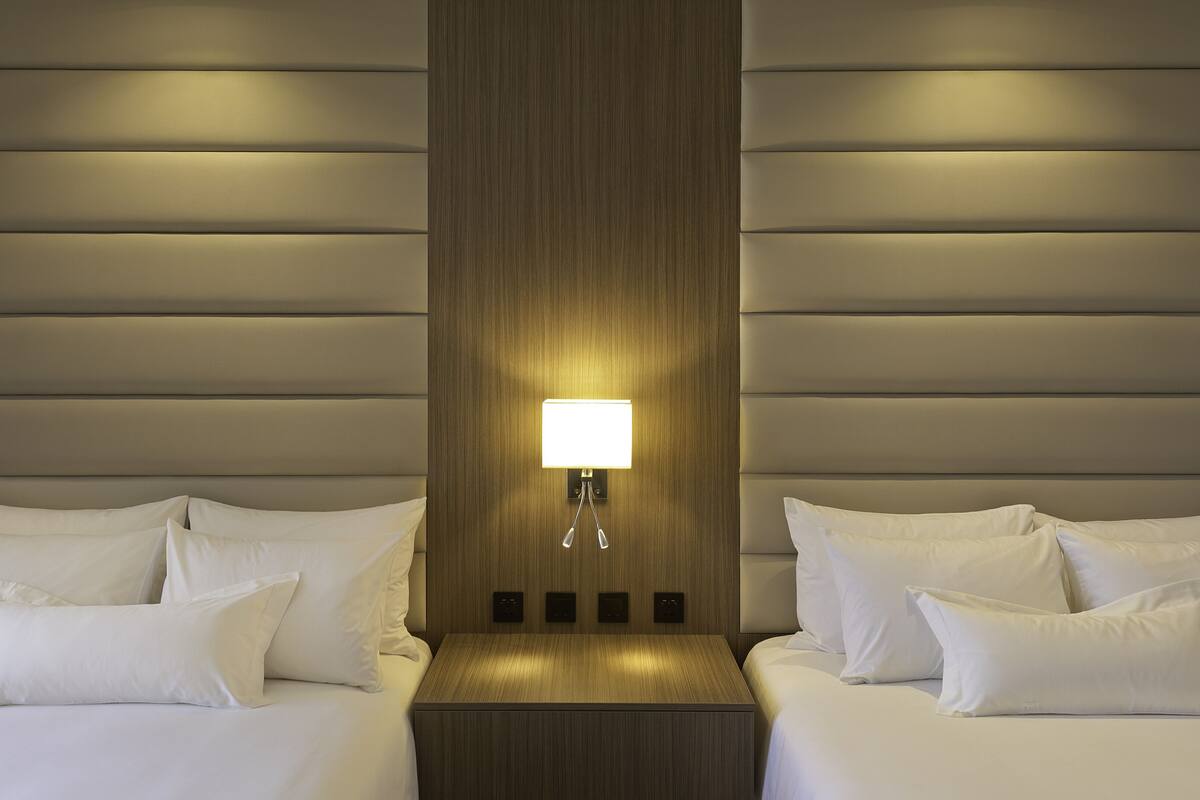 classic double room, 2 queen beds | premium bedding, down duvets, minibar, in-room safe