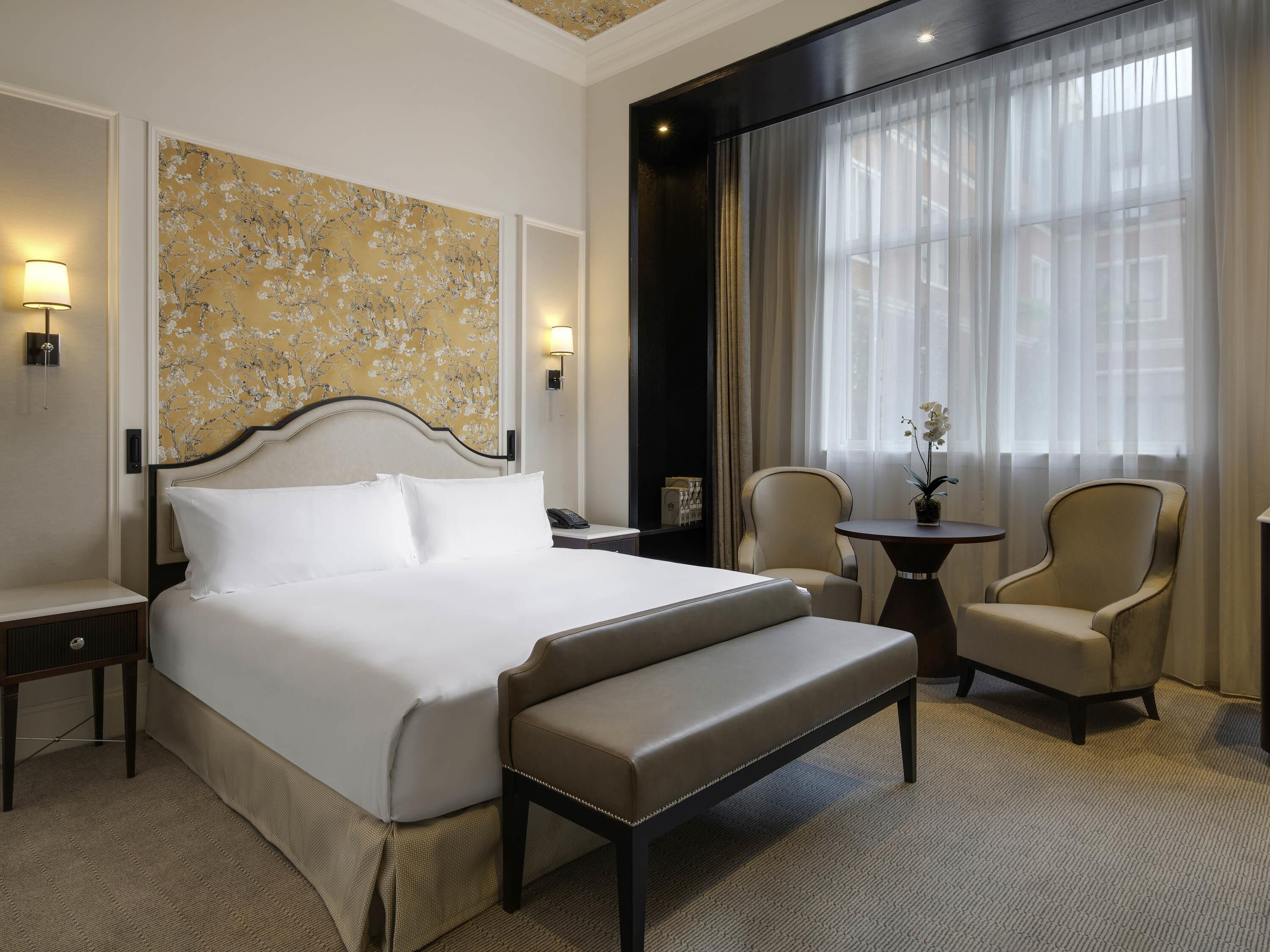 Fairmont King, Standardzimmer, 1 King-Bett | Allergikerbettwaren, Minibar, Schreibtisch, schallisolierte Zimmer