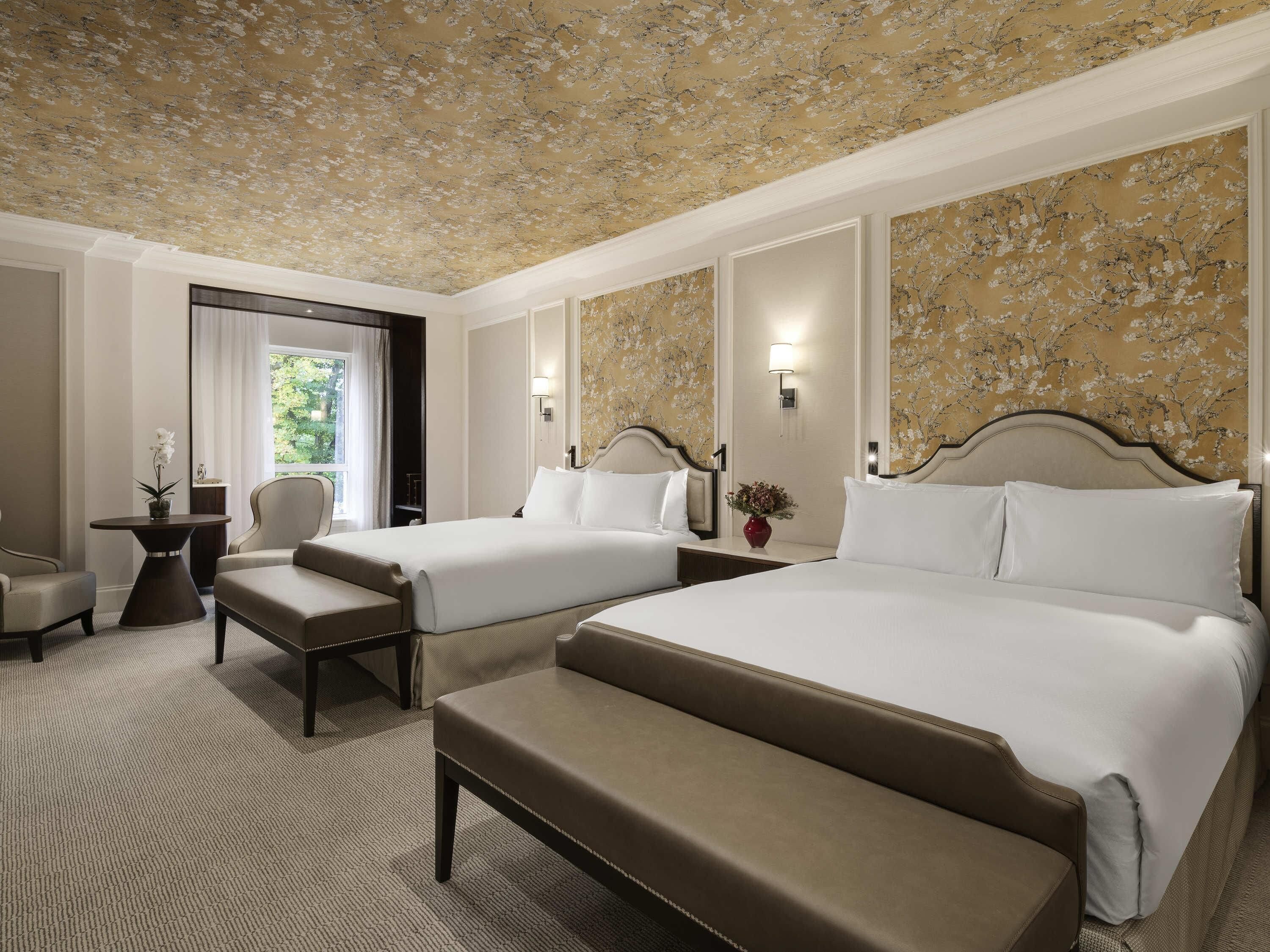 Fairmont, Chambre, 2 lits doubles | Literie hypoallergénique, minibar, bureau, chambres insonorisées