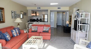 Living area - One Ocean Place 509 - Oceanfront in Garden City Beach (Garden City)