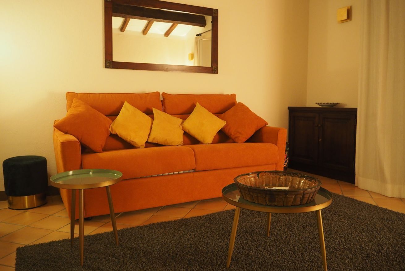 Televisie, een open haard en boeken