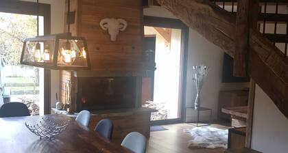 ANCELLE Chalet-style house 160 m2 at the foot of the slopes