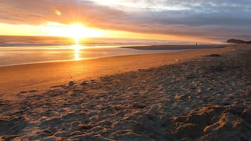 Tæt på stranden