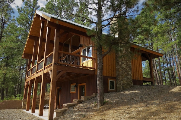 Enjoy gorgeous mountain views from large deck.