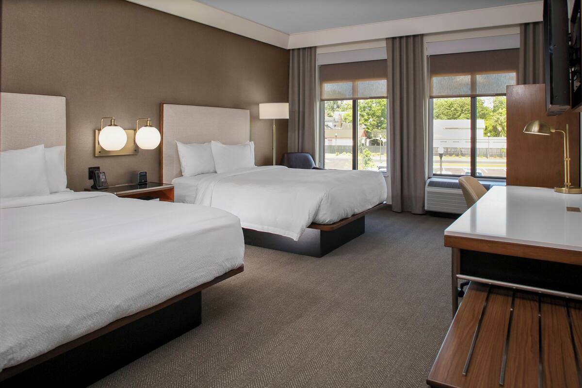 desk, blackout curtains, iron/ironing board, free wifi