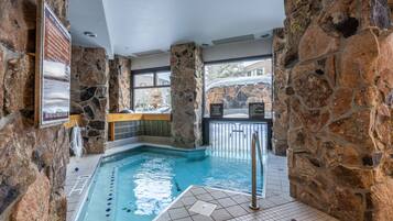 Indoor pool, a heated pool
