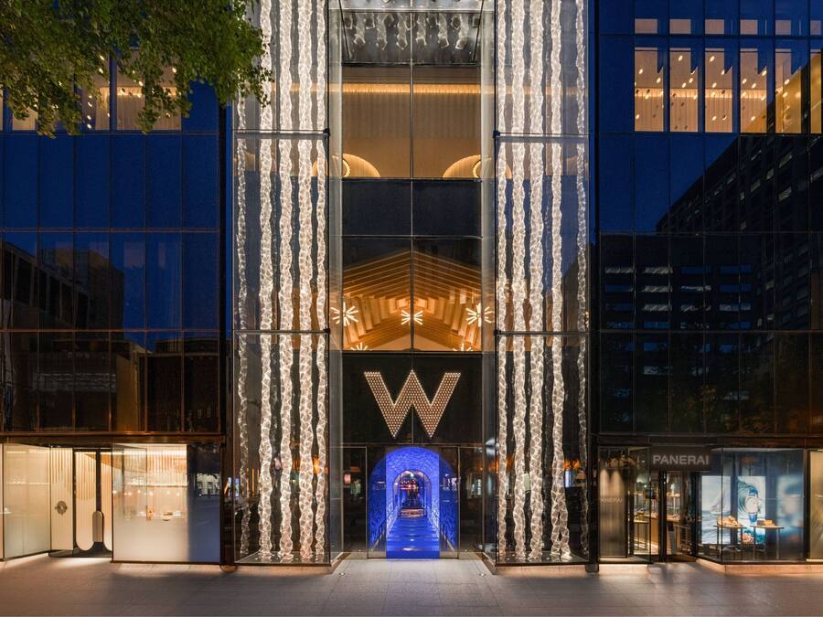 Blick von der Unterkunft