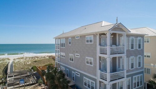 Gone Coastal  OF Duplex with Salt Water Pool-Watch Fireworks from the Deck!