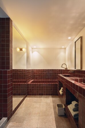 Shower, designer toiletries, hair dryer, bathrobes - Baja Club Hotel, La Paz, Baja California Sur, a Member of Design Hotels (La Paz)