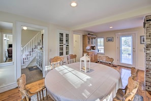 Dining - Riverfront Coastal Escape with Deep Water Dock! (Westport Island)