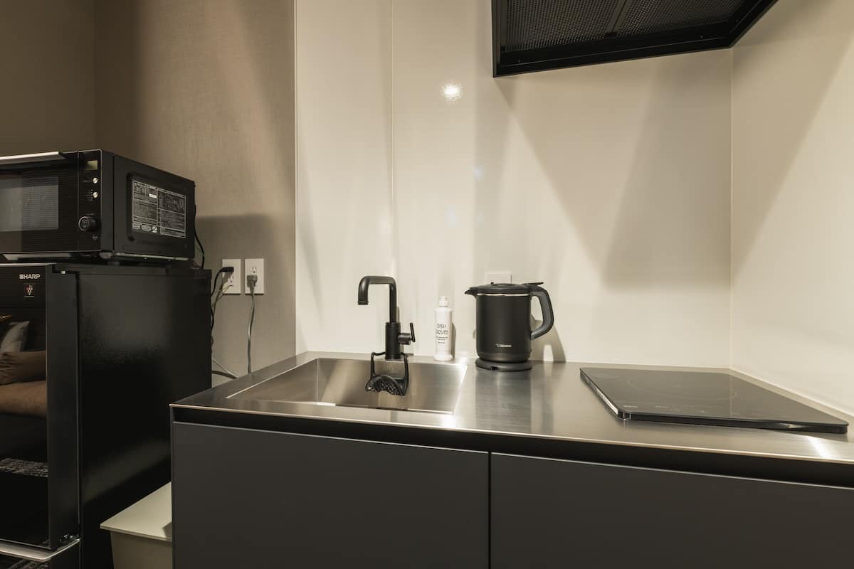 standard b, non smoking | private kitchen | fridge, microwave, stovetop, electric kettle