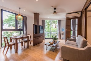 Deluxe Apartment | Living area | Smart TV - 22Housing 81 Linh Lang (Hanoi)