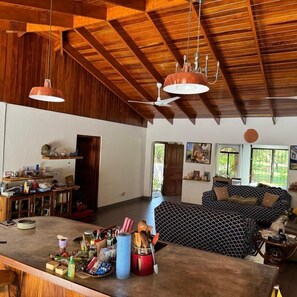 Interior - Private pool and Rancho, near Playa Pelada and Guiones Beach (Nosara)