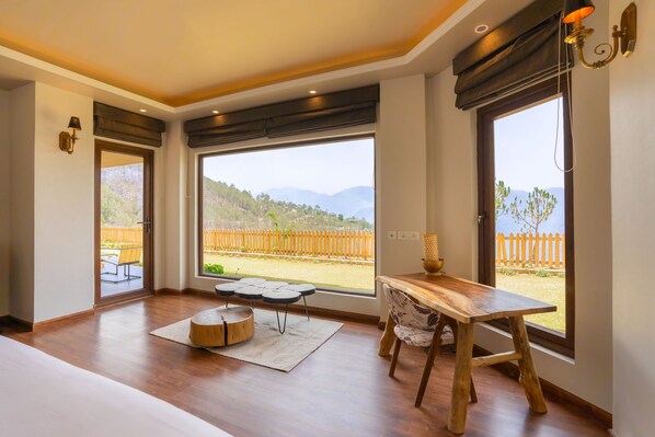 Executive-Apartment | Blick auf den Garten