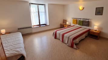 2 habitaciones, wifi gratis y ropa de cama 