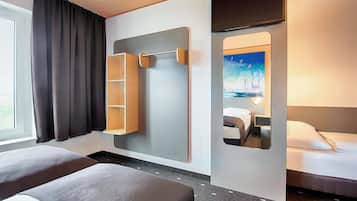 Schreibtisch, schallisolierte Zimmer, kostenloses WLAN, BettwÀsche