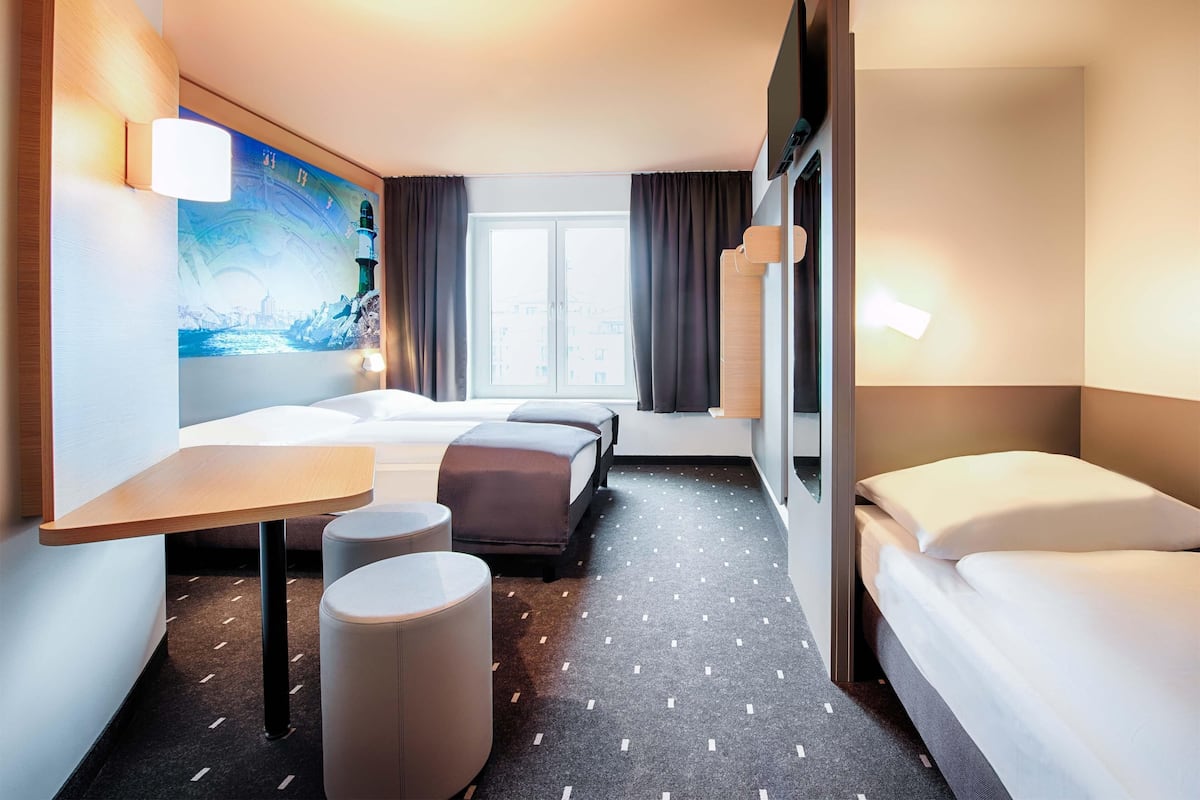 Trippelrum | 1 sovrum, skrivbord, ljudisolering och gratis wi-fi
